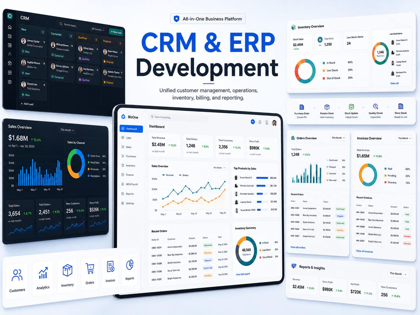 CRM & ERP Development