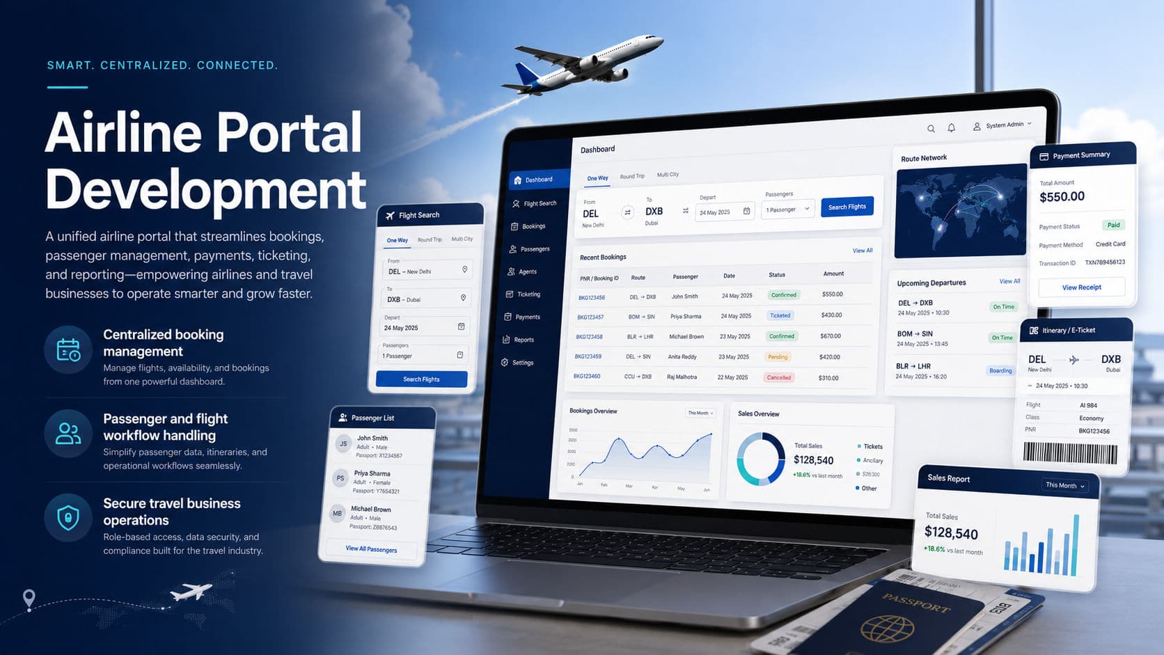 Airline Portal Development