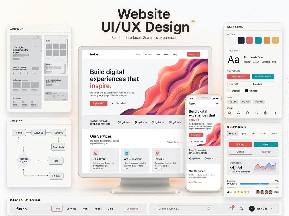 Website UI/UX Design
